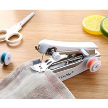 미니재봉틀 흰색 오버로크 가정용 수납용이 소형, 단일구성