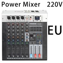 Freeboss ADM-GBR6 시리즈 48V 팬텀 전원 반복 효과 USB 기능 BT 가라오케 DJ 콘솔 99DSP 믹서 오디오 6 채널, A
