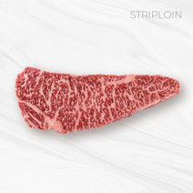 [쉐정] 1++ 미경산 한우 암소 채끝살, 스테이크용 400g