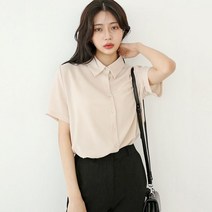 제이앤몰스 우먼 여름 반팔 블라우스 링클프리 여성 여자 셔츠 W310