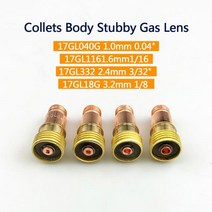 tig 17gl 콜릿 바디 스터비 가스 렌즈 lenz 커넥터 메시 포함 pta db sr wp-171826 토치 용접 액세서리, 3.2mm, 04 3.2mm, 04 3.2mm