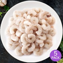 [마칸] 생새우살 깐새우 1kg 특대 200g x 5팩 팩당 15~25마리, 소 200g x 5팩