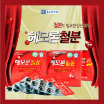 헤모론 철분 헴철 임산부 수유기 임신중기 여성 혈액에너지 생성에 도움 종합비타민 건강기능식품, (차차)500mg x 60캡슐 (1개월분)