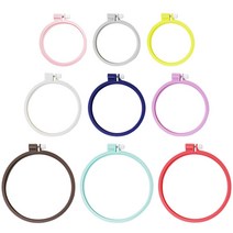 퀼트패키지 퀼트 부자재 크로바 프랑스자수 인테리어 컬러 수틀, 10cm 그레이