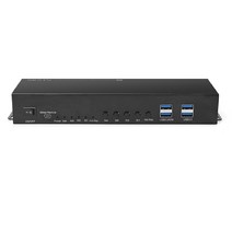 4포트 KVM 스위치 4대 PC 연결 제어 다수 컴퓨터 서버실, 선택제어기