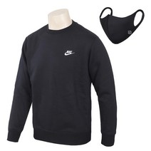 나이키 맨투맨티 기모안감맨투맨 클럽 크루 탑 + 비코마스크