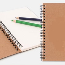 엄마취미 캘리그라프 연습용 스프링 무지노트 학습장 기록지 수학계산 작가 낙서장 그림그리기