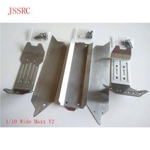 트랙사스엑스맥스 Traxxas 1/10 와이드 Maxx V2 2.0 스테인레스 스틸 섀시 보호 아머 스키드 플레이트 가드 89086-4