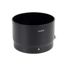 LH61F 교체 Olympus M 용 금속 렌즈 후드. ZUIKO 디지털 ED 75mm f1.8 렌즈 블랙실버, [01] Bla, 01 Black