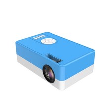 빔프로젝터 프로젝트 salange j15c mini hd 홈 시어터 휴대용 led 충전, 푸른, EU 플러그