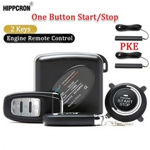 Hippcron-자동차 원격 겸용 PKE 키리스 스타터 차량 무선 키 엔진 경보 시스템 푸시 버튼 정지, Type 3