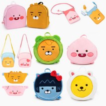 카카오 프렌즈 유아 소풍가방 키즈 원형백팩 슬링백 베이직 포인트 크로스백 라이언 어피치 무지 네오