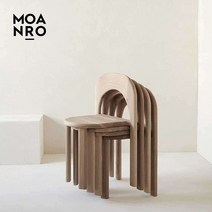 천연원목식탁의자 나무 인테리어 다이닝체어 카페, 물푸레나무_화이트 52x45x77cm