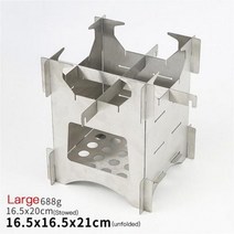 캠핑용화목난로 화목 난로 거꾸로타는 아파트 소형 거실 가정용 실내 접이식 겨울, Large Size