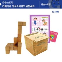 원목 소마큐브입문세트(교재/미니북) 교육완구 조작능력
