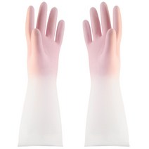 상세설명 참조 글라데이션 반투명 예쁜 질긴 주방장갑 핸드폰터치, 색상, 주방장갑_핑크L