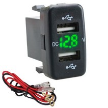 주행충전기 전기차 양방향 자동차 밧데리 파워뱅크 차량용 듀얼 USB 포트 소켓 전압계 전원 라인, 2.as picture