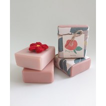 ♥LUCKY♣ 제주 동백비누 페이스비누 좋은비누 수제 천연비누, 비누1개입 지성용