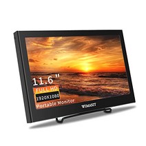 WIMAXIT 11.6 인치 1920X1080 풀 HD 휴대용 LCD 화면 모니터 VGA/HDMI 모니터 내장 스피커 포함 라즈베리 파이 B +/2B/3B WiiU Xbox 360/PS4/mac os/Windows 7 호환 -15158, 10.1인치