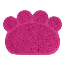 고양이 화장실 모래튐방지 모래매트 핑크 소형 캣매트