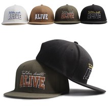 나비드원 빅사이즈 필 얼라이브 스냅백XL 4color/힙합스타일 레터링 대두 캡모자