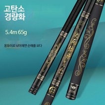초경량 경질 민물 낚시대 바다 민장대, 8h 초경량19조 3.6m(2칸)55g