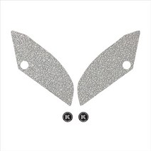 오토바이 보호 패드 오일 탱크 손잡이 오일 탱크 패드 스티커 휘발유 무릎 견인 측 미끄럼 방지 스티커 적용 야마하 03-18 FJR 1300A, 투명했어, 1개