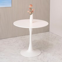 클레라 원형 테이블, 800 화이트