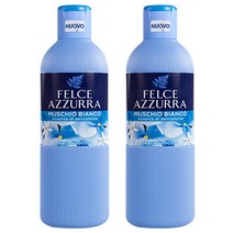 펠체아주라 향좋은 바디워시 바디클렌져 650ml 화이트 머스크 X2개입 이탈리아 직수입, 2개
