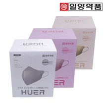 일양약품 휴에르 국산 컬러 새부리형 KF94 마스크 대형 50매, 일양_휴에르_새부리_KF94베이지_50매, 베이지