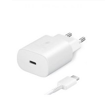삼성전자 C to C 타입 25W 고속 충전기 EP-TA800, 1개, 화이트