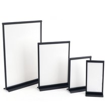 테이블 철재스탠드 A3 A4 A5 메뉴판 쇼케이스 액자 사진 포토 안내문 카탈로그 홍보, 사이즈