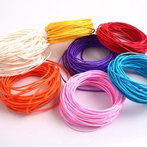 칼라 지끈 종이끈 공예용 포장끈 2mm 4mm, 파랑, B. 굵은종이끈