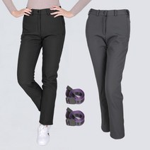 2장 겨울이야기 여성 기모 기본 벨트 바지