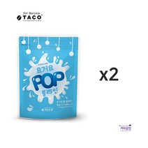 (2개)타코 요거요 팝 플레인 1kg 파우더