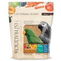 앵무새 먹이 모이 Roudybush California 소형 분양 유황 회색 모란 앵무, 2.75파운드1팩