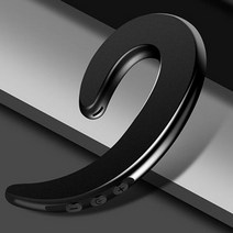 골전도 이어폰 블루투스 이어폰 범용 무선 4.2 스포츠 스테레오 헤드셋 for laptop tablet for xiaomi for iphone 7 8 x, 검은색