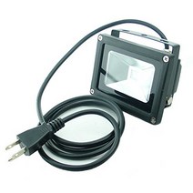 QUANS 110V 10W UV Ultra Violet LED Black Light for Curing Glue Resin Cure 3D Printer Blacklight F, 1