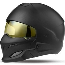 pete-오토바이 풀 페이스 헬멧 로코모티브 하프 안전모 최신 모듈러 레트로 도트 안전 캡, 03 A3