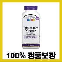 21st Century 애플 사이다 식초 90 캡슐 Apple 나트륨 Sodium 비타민 D3 아세트산