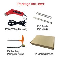 전기 폼 폴리스티렌 절단기 휴대용 스티로폼 절단 도구 열 나이프, 150W two blade, UK