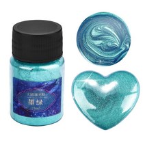 에폭시 수지 경화제 본드 퍼티 아크릴 수지 안료 필러 10ml 진주 빛 분말 착색 염료 DIY UV 에폭시 보석, 22 A22