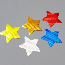 벌집 별모양 빛 반사 스티커 캐스퍼 꾸미기 레이 캘리퍼 카라반 데칼 화물차 10매 오토바이 바이크 캠핑카 모하비 볼보 스팅어 스파크 악세사리 차 자동차 반사판 야간 리플렉터 테이프