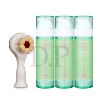 맥스클리닉 시카 바이옴 오일폼 3개+브러쉬, 본품 3개+실리콘브러쉬 그린