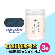파라바이오틱스 유산균사균체 락토바실러스 L-플란타럼 5세대 차세대 실온보관 유산균 프로바이오틱스 분말 가루 유산균배양 생유산균19종 분말 파는곳 먹는법 1일1회3g, 100g x 3개