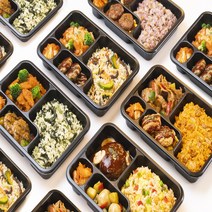 로로딜리 양많은 고기폭탄 단백질 배부른 도시락 5종, 치즈닭갈비&깻입동그랑땡, 1개