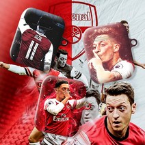 와우박스 주문제작 프리미어리그 아스날 메수트 외질(Mesut Ozil) 축구 선수 에어팟 버즈 무선 이어폰 케이스, 유광 하드케이스, 에어팟 프로