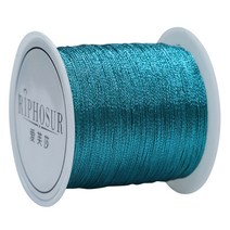 포장용 행사용 금실 은실 뜨개끈 금실실 핸드메이드 골드 6줄 팔찌 끈 diy 소재 가방, 11 3주식-연두-0.2-100쌀