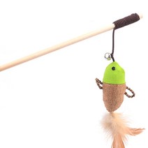 고양이 스틱 털 장난감 캣타워 고양이놀이, 생선가시