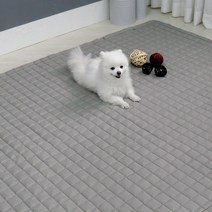 루나비 포인트 알러지케어 침대패드겸 카페트, 그레이
